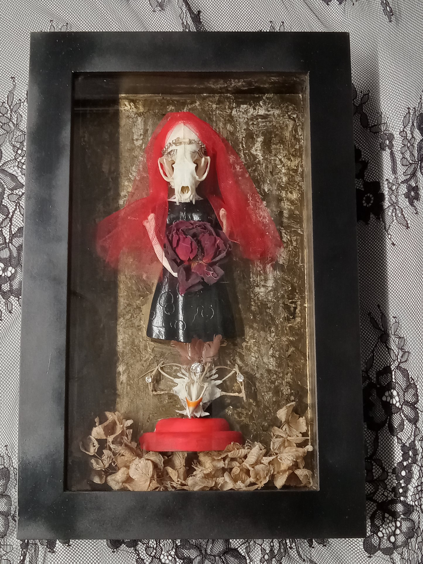 Moody Bride Shadow Box